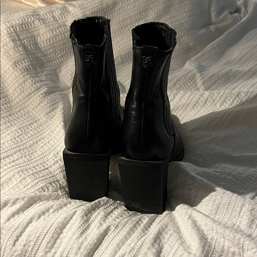 Sam Edelman Black Ankle Booties - Picture 2 of 4
